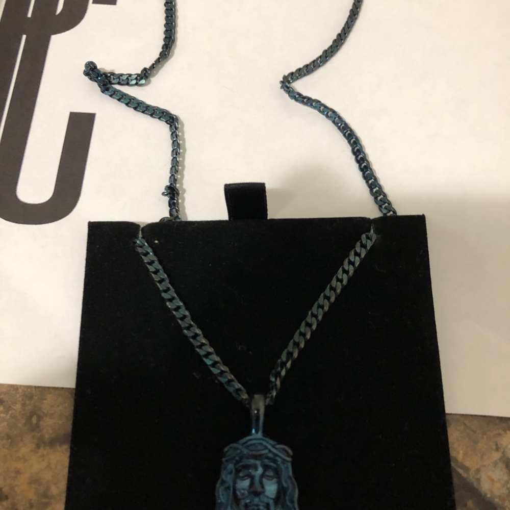 424 On Fairfax Azur Blue "Messiah" Necklace 1 of 1 - Picture 8 of 10